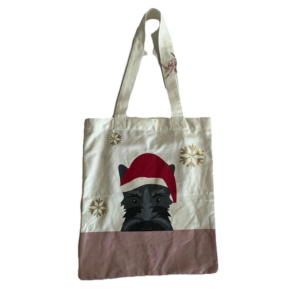 Radley London NWOT Holiday Christmas Puppy /dog Tote - Picture 1 of 5